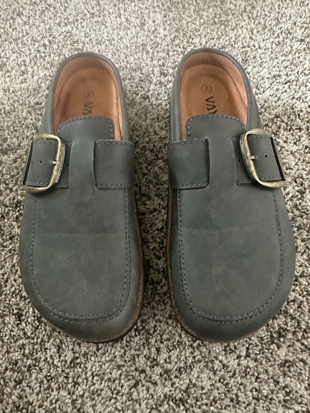 Grey mules/clog